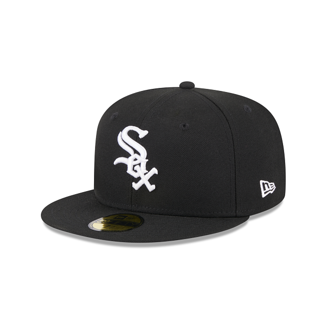 5950 CAP WHITE SOX BLACK WHITE