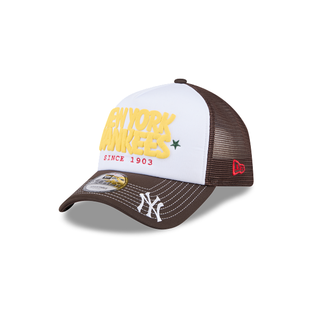 940AF TRUCKER NY YANKEES BROWN YELLOW