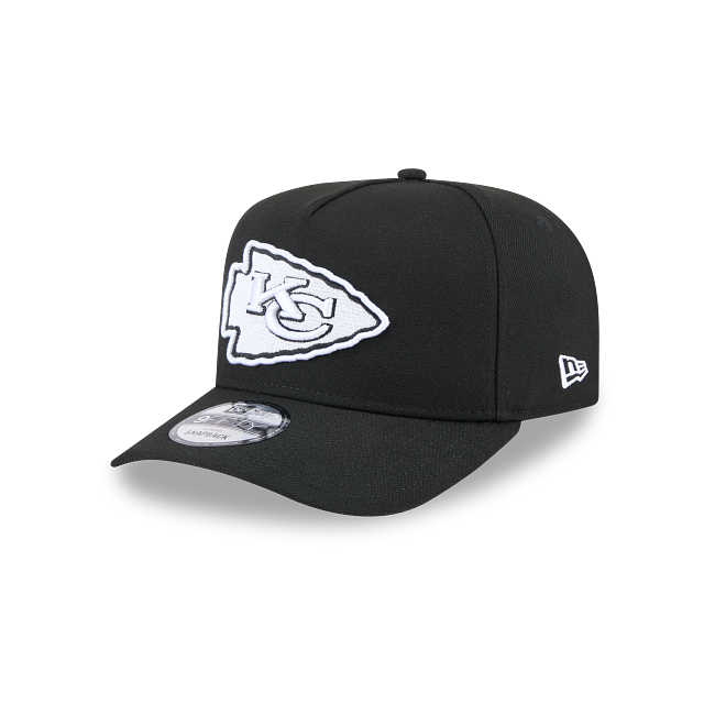 950AF CAP KC CHIEFS BLACK WHITE