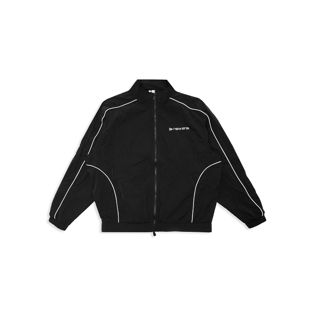 DOUBLE ZIP TRACK JACKET BLACK