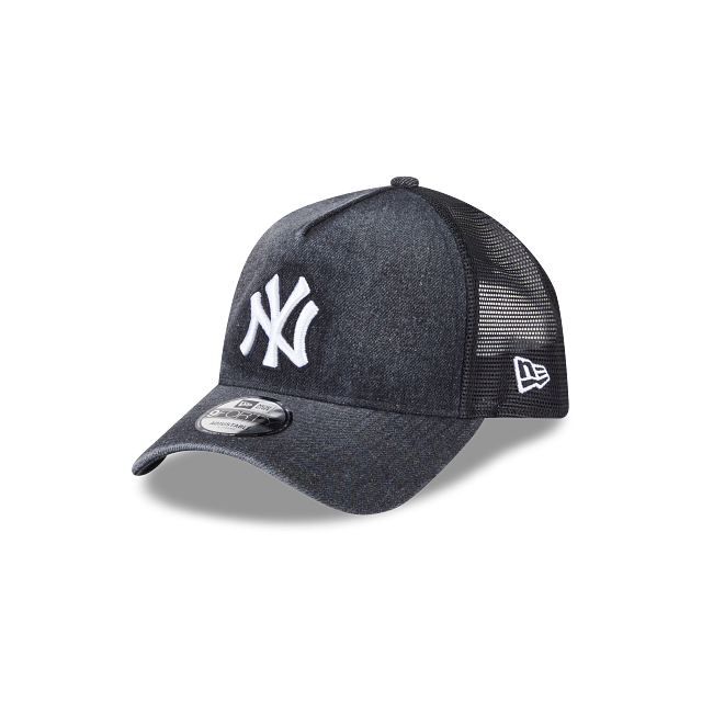 940AF TRUCKER NY YANKEES WASHED DENIM