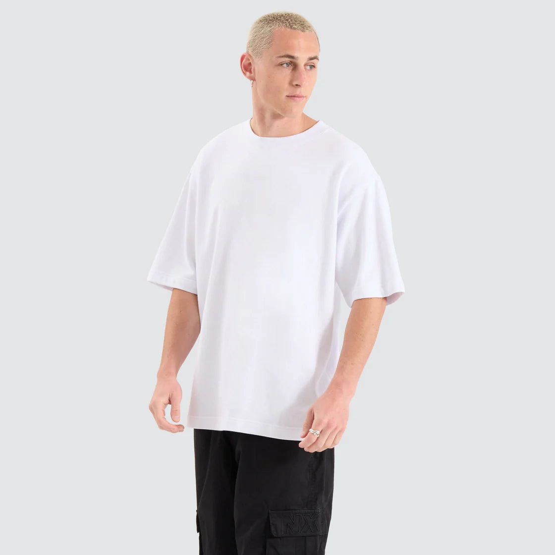 ESTEVAN OVERSIZED TEE WHITE