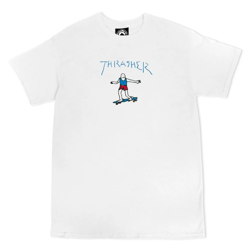 GONZ LOGO SS TEE WHITE