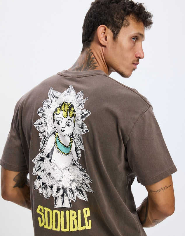 VOODOO DOLL SS TEE PIGMENT ASH