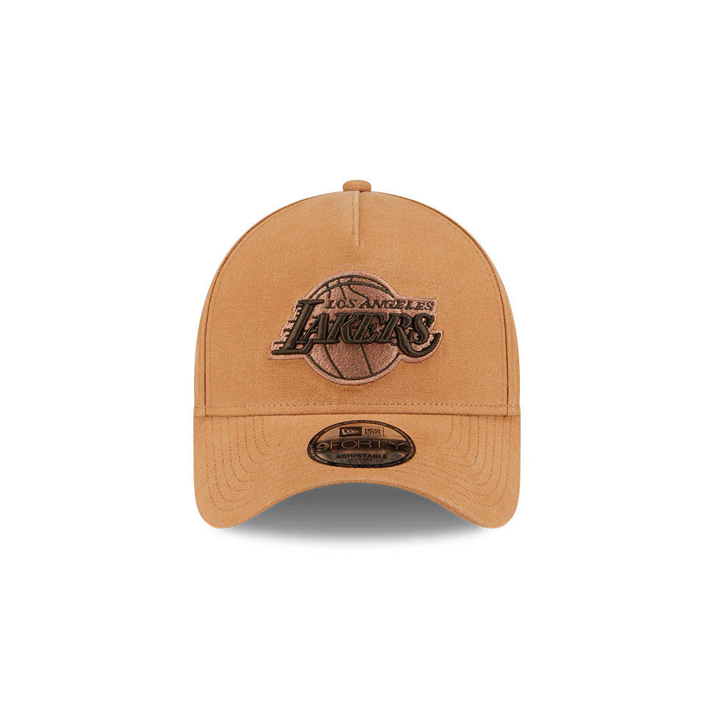 940AF CAP LA LAKERS WASHED CANVAS BRONZE