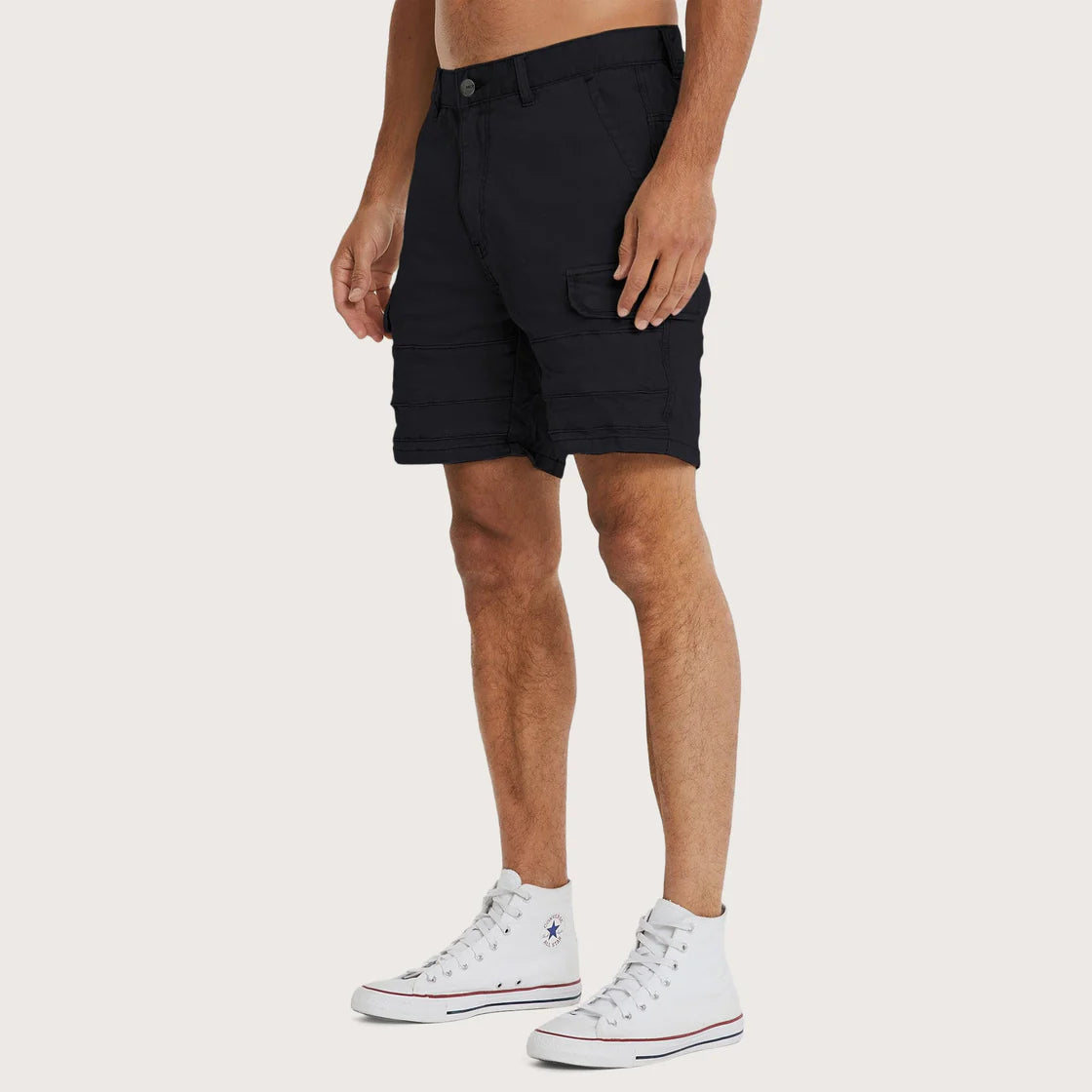 MICHIGAN CARGO SHORTS JET BLACK