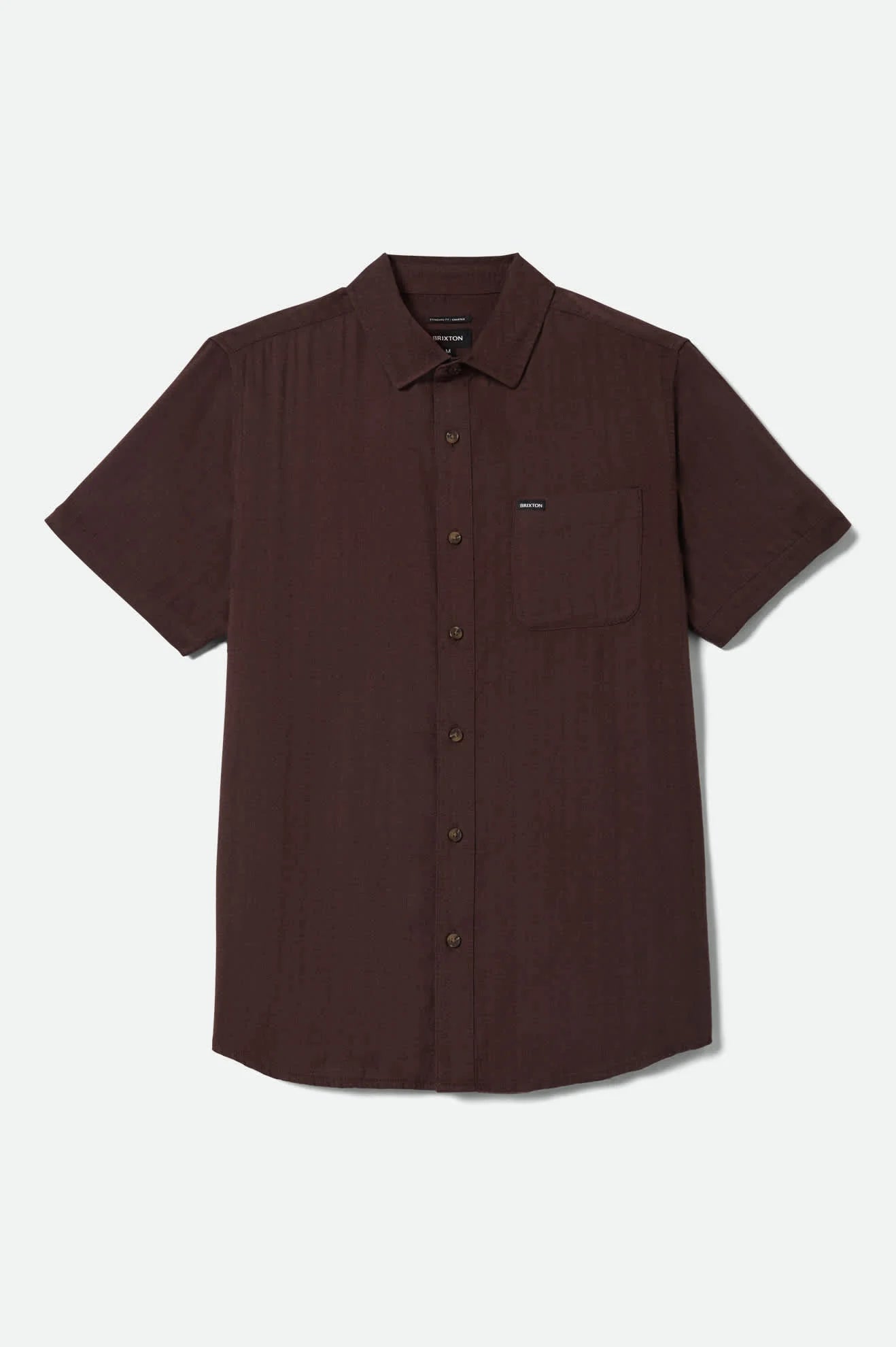 CHARTER SLUB SS SHIRT CHOCOLATE