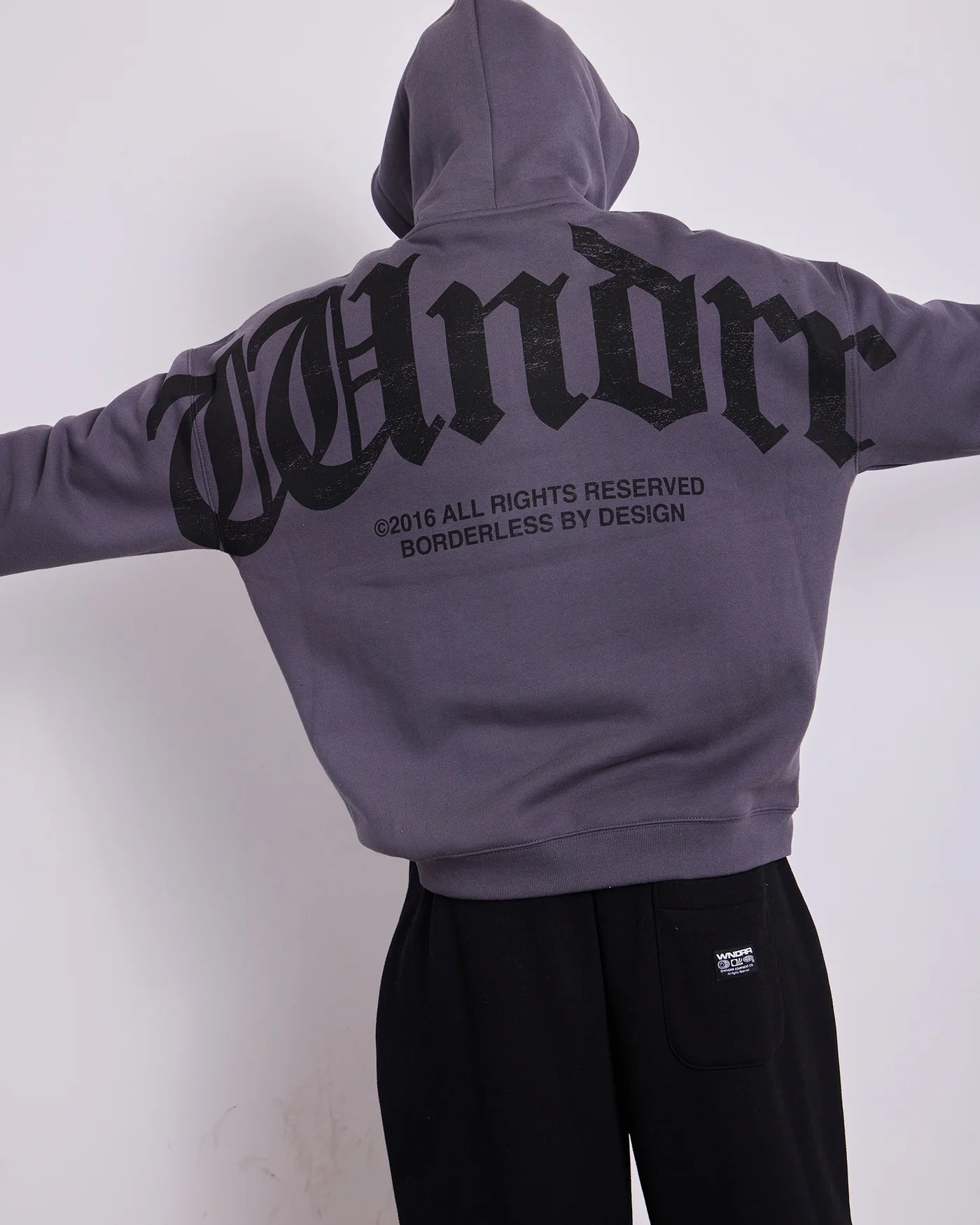 REVIVAL HOOD SWEAT CHARCOAL
