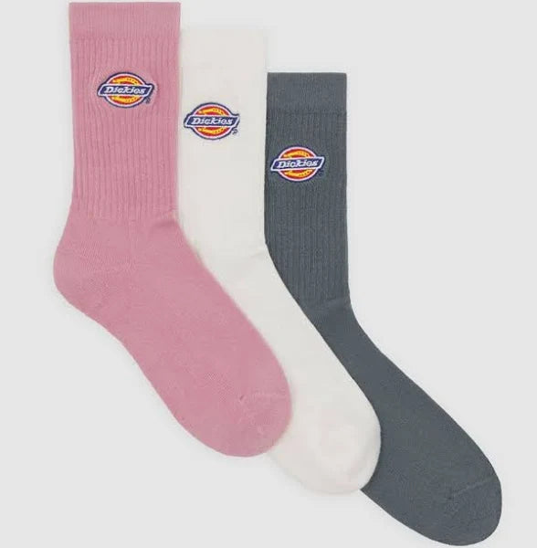 VALLEY GROVE SOCKS 3PK WOOD ASH