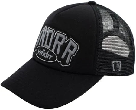 ALL ROUNDER TRUCKER CAP BLACK
