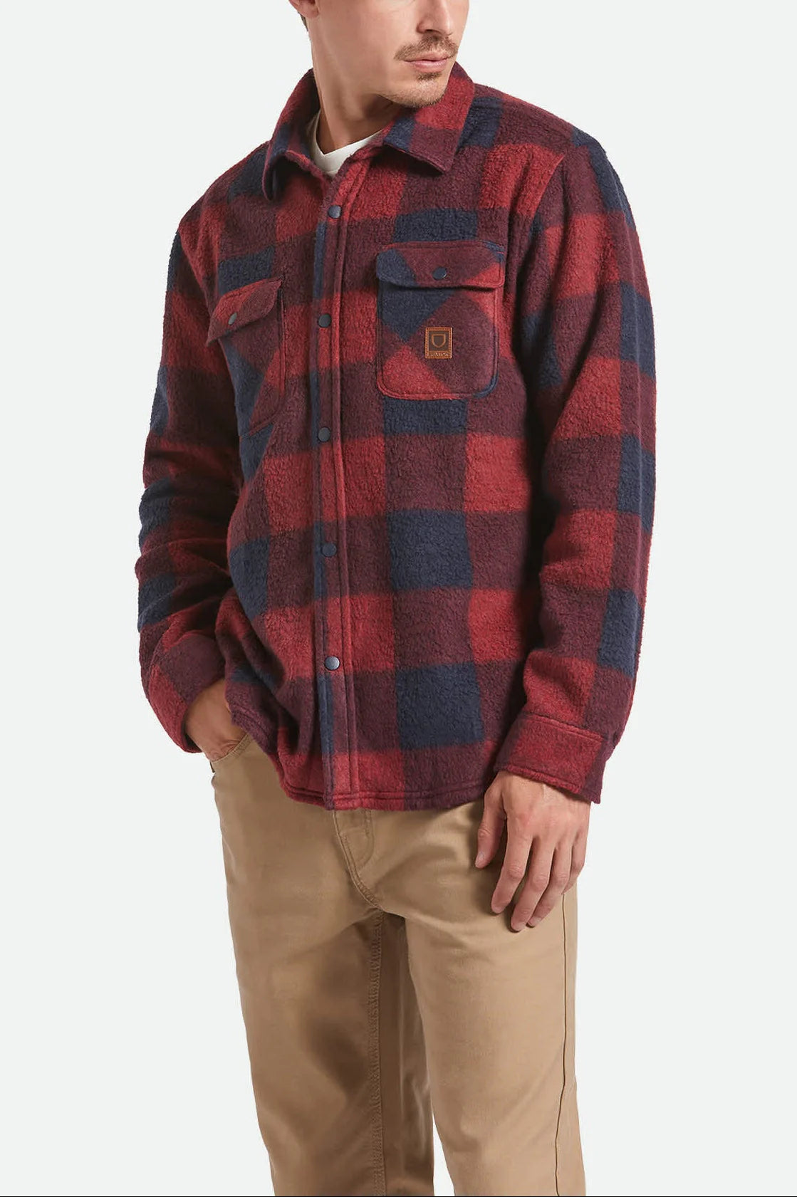 BOWERY LS ARTIC STRETCH FLEECE ADRENALINE RUSH/MOOD INDIGO
