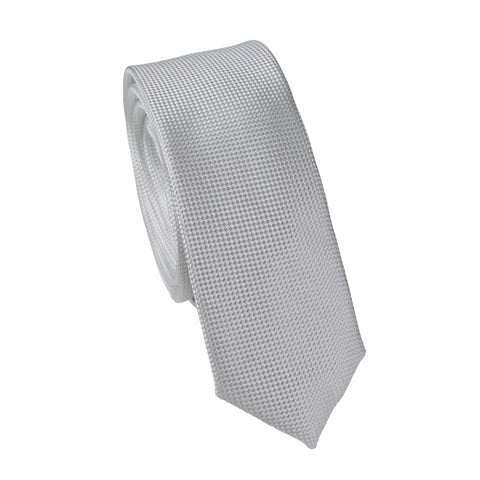 GOLD LABEL SELF PATTERN TIE WHITE