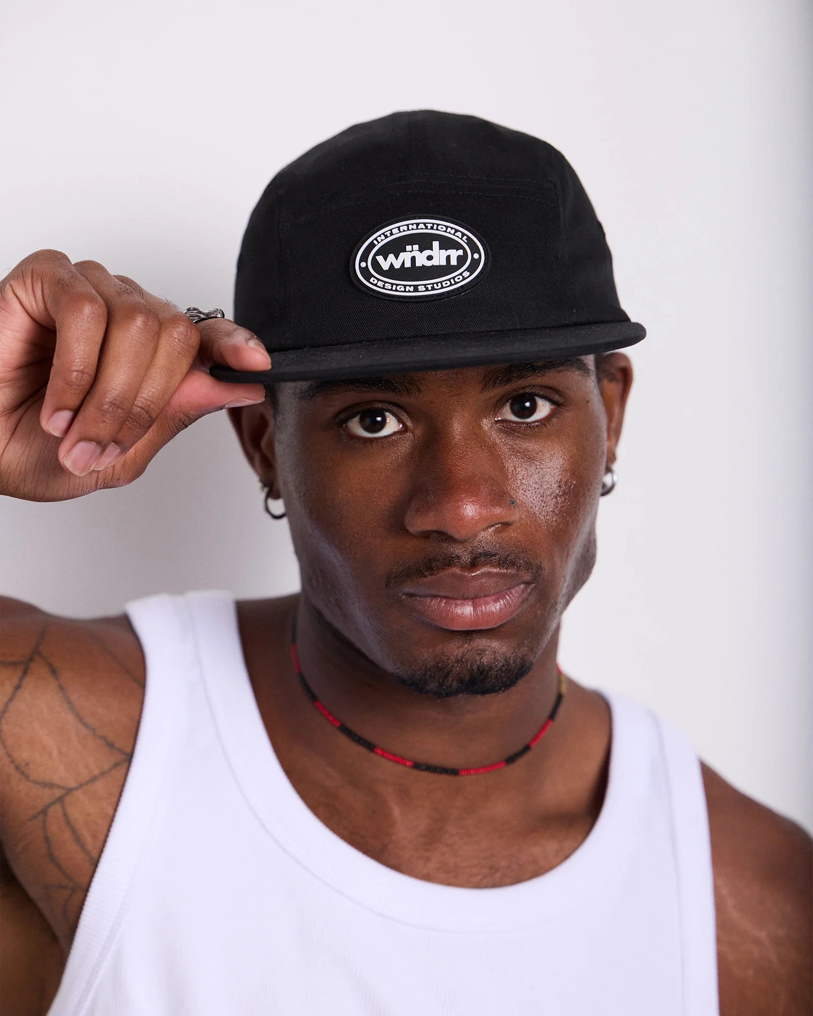 TOKEN 5 PANEL CAP BLACK
