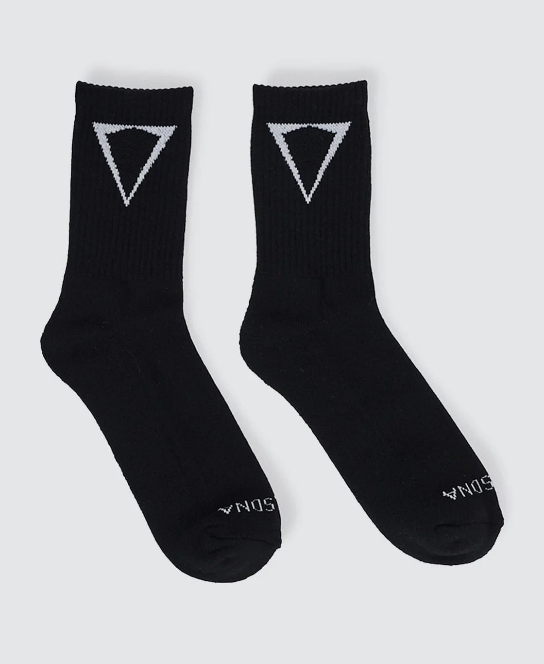 TRIPLE 2PK MID SOCK BLACK