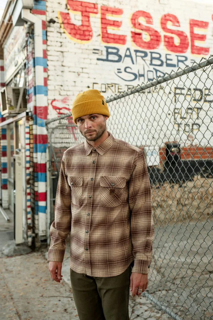 BUILDERS BOWERY STR WR FLANNEL PINE NEEDLES/SUNBAKED