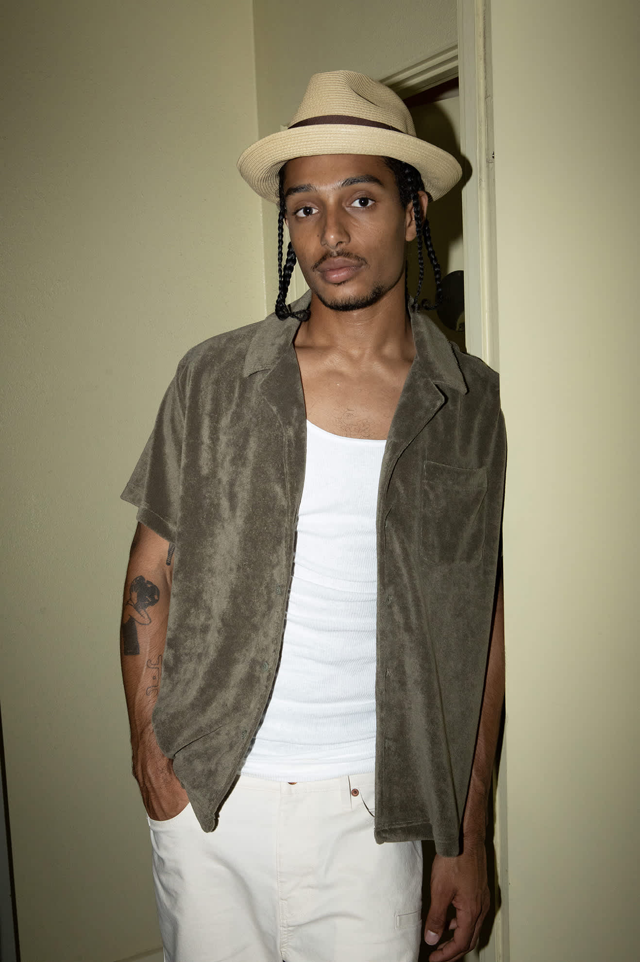 BUNKER TERRY CLOTH SS KNIT IVY GREEN