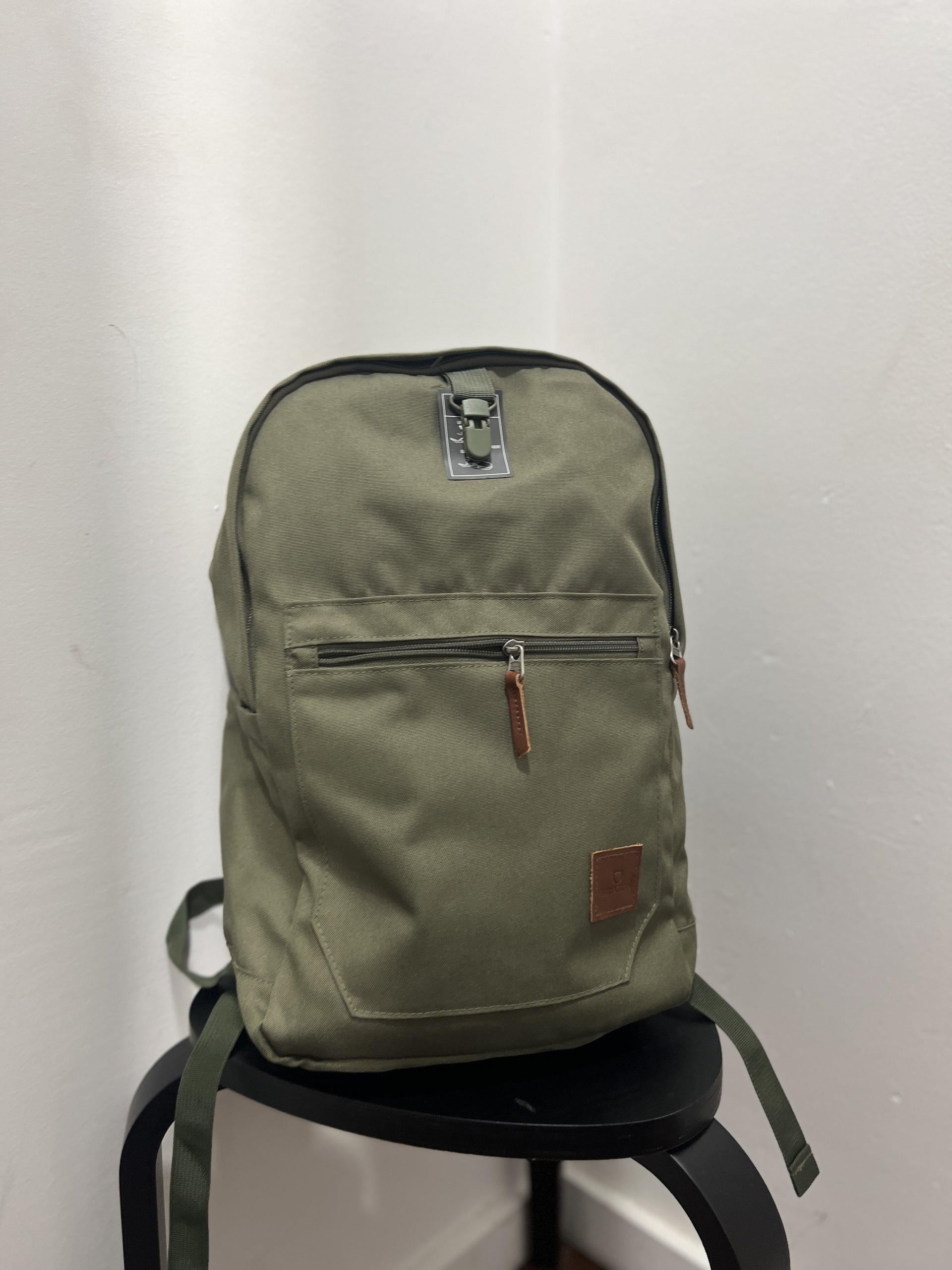 UNIVERSITY BACKPACK - OLIVE SURPLUS